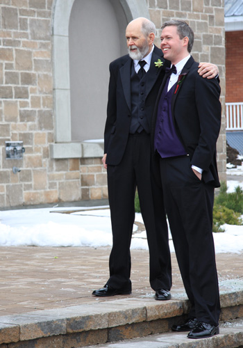 Paul and Charles at Charles' Wedding