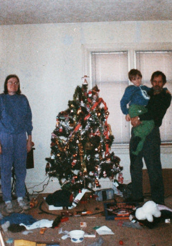 Paul and Family Christmas 1990