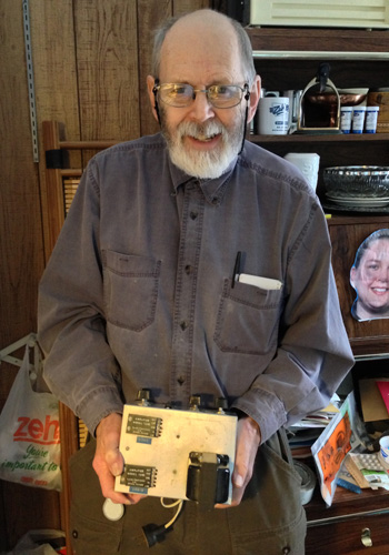 Paul and his father's DIY radio