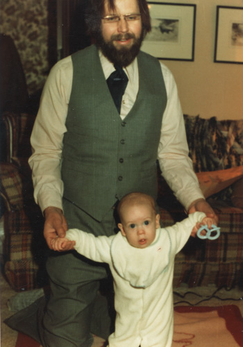 Paul with First Child in 1980