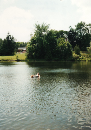 Swimming in Elgin Pond